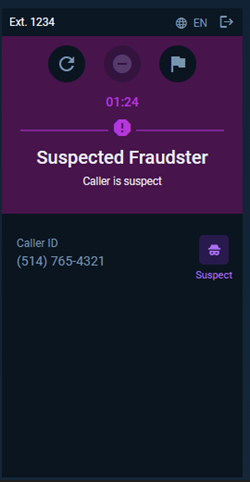 Fraud detected decision